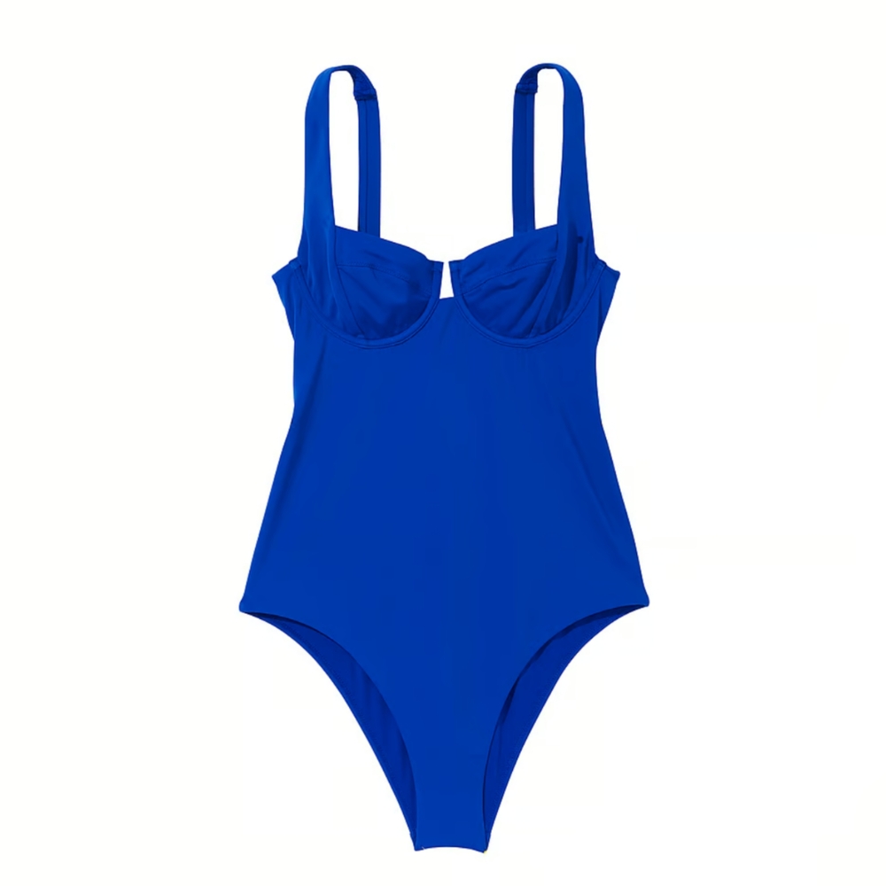 NWOT Victoria's Secret Full Coverage One Piece Swimsuit in Royal Blue, S…
